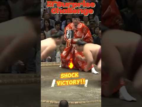 &quot;Surprise Challenger🔥 Shakes Up Sumo Rankings With Shock Victory&quot;# ytshort #sumo