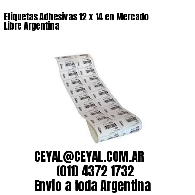 Etiquetas Adhesivas 12 x 14 en Mercado Libre Argentina