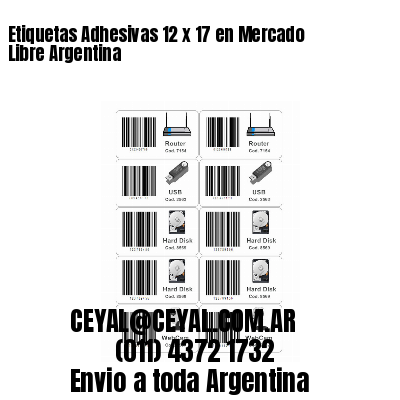 Etiquetas Adhesivas 12 x 17 en Mercado Libre Argentina