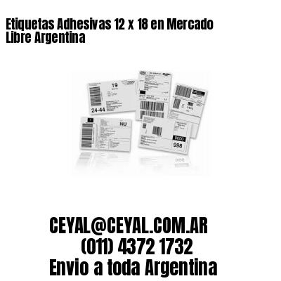 Etiquetas Adhesivas 12 x 18 en Mercado Libre Argentina