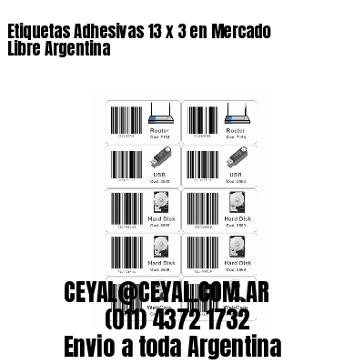 Etiquetas Adhesivas 13 x 3 en Mercado Libre Argentina