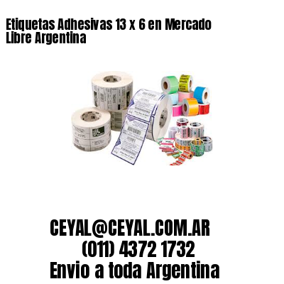 Etiquetas Adhesivas 13 x 6 en Mercado Libre Argentina