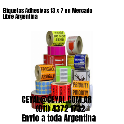 Etiquetas Adhesivas 13 x 7 en Mercado Libre Argentina