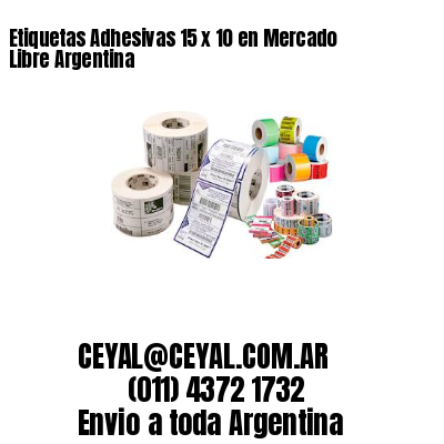 Etiquetas Adhesivas 15 x 10 en Mercado Libre Argentina