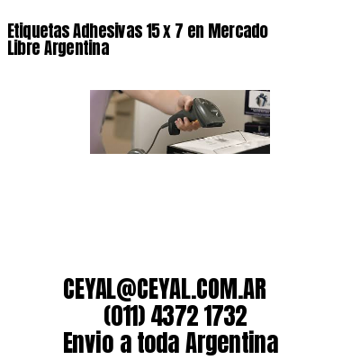 Etiquetas Adhesivas 15 x 7 en Mercado Libre Argentina