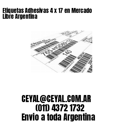 Etiquetas Adhesivas 4 x 17 en Mercado Libre Argentina