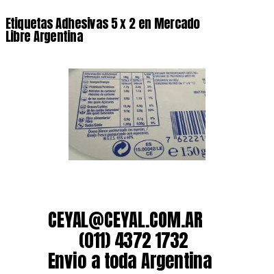 Etiquetas Adhesivas 5 x 2 en Mercado Libre Argentina