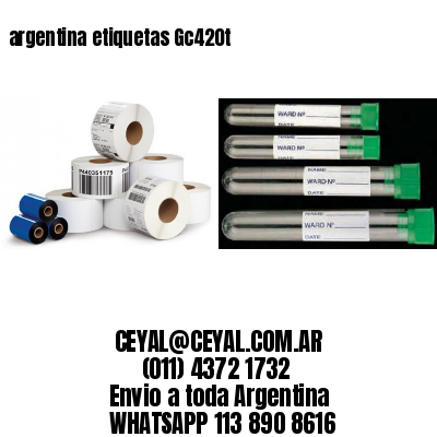 argentina etiquetas Gc420t