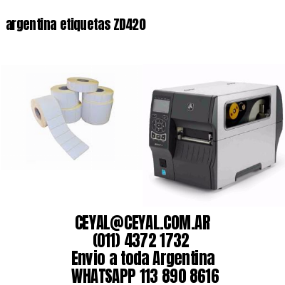 argentina etiquetas ZD420