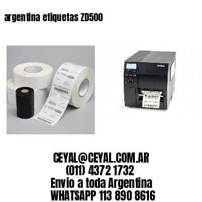 argentina etiquetas ZD500