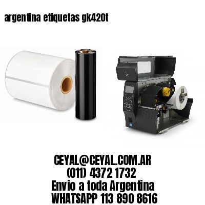 argentina etiquetas gk420t