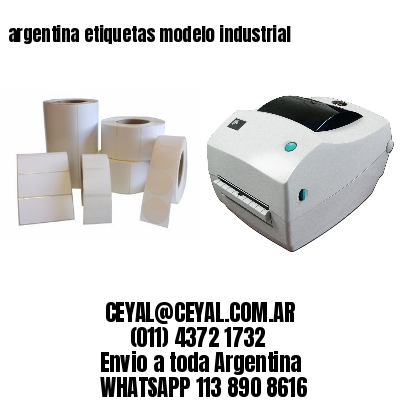 argentina etiquetas modelo industrial