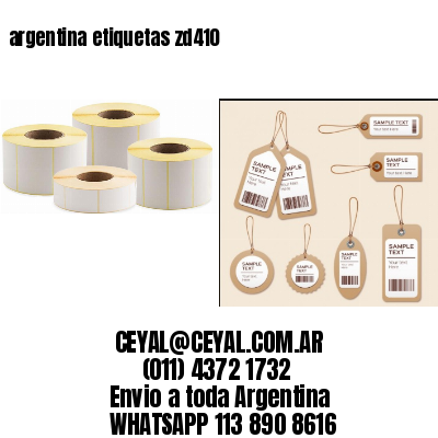 argentina etiquetas zd410