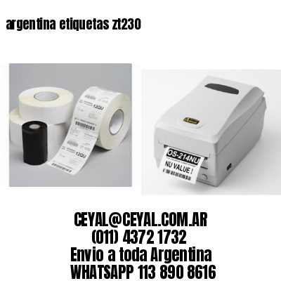 argentina etiquetas zt230