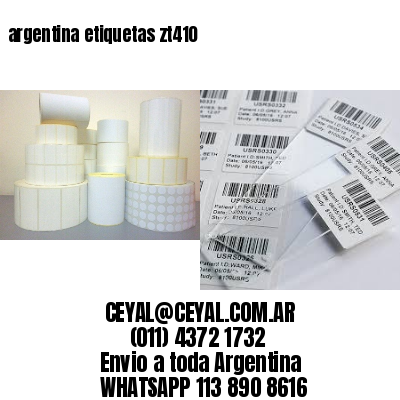 argentina etiquetas zt410
