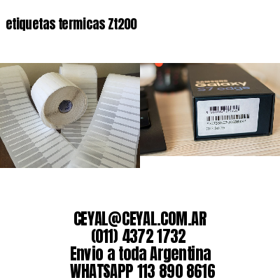 etiquetas termicas Zt200