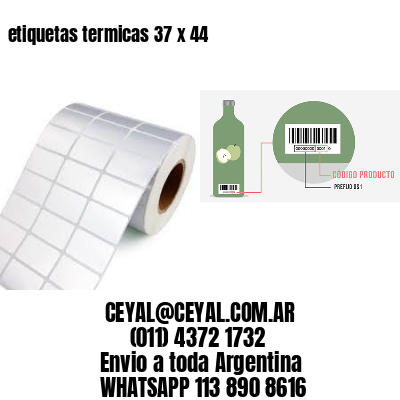 etiquetas termicas 37 x 44