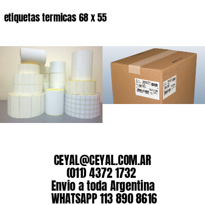 etiquetas termicas 68 x 55