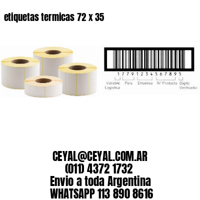 etiquetas termicas 72 x 35