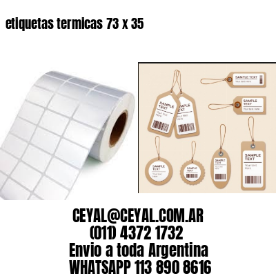 etiquetas termicas 73 x 35