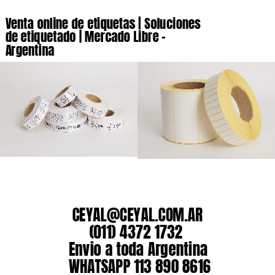 Venta online de etiquetas | Soluciones de etiquetado | Mercado Libre - Argentina