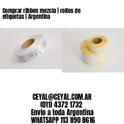 Comprar ribbon mezcla | rollos de etiquetas | Argentina