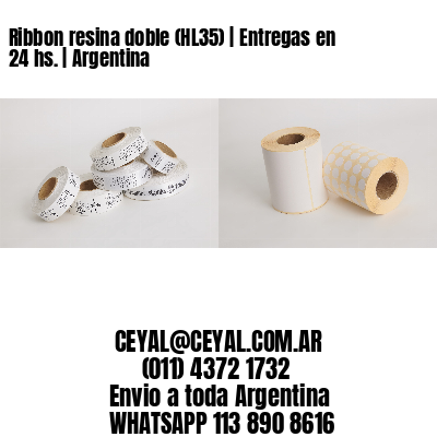 Ribbon resina doble (HL35) | Entregas en 24 hs. | Argentina