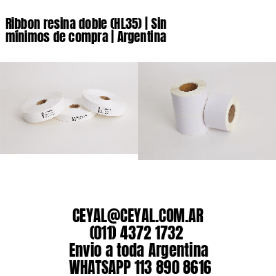 Ribbon resina doble (HL35) | Sin mínimos de compra | Argentina