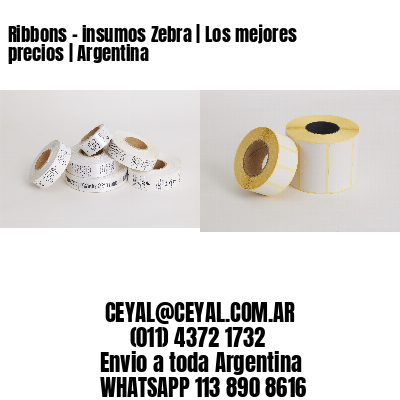 Ribbons – insumos Zebra | Los mejores precios | Argentina