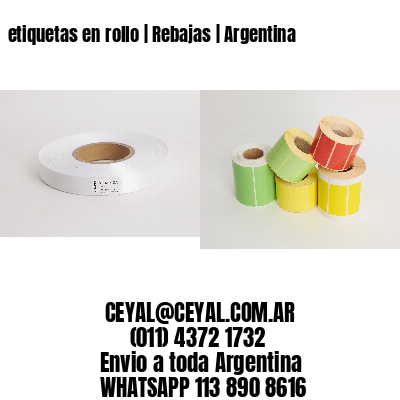etiquetas en rollo | Rebajas | Argentina