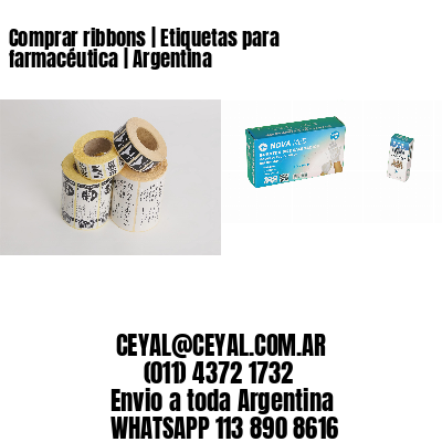 Comprar ribbons | Etiquetas para farmacéutica | Argentina