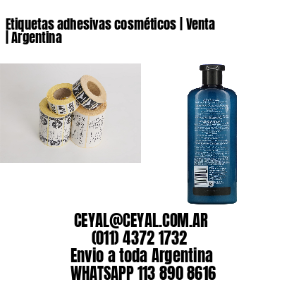 Etiquetas adhesivas cosméticos | Venta | Argentina