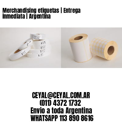 Merchandising etiquetas | Entrega inmediata | Argentina