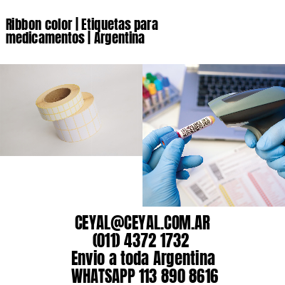 Ribbon color | Etiquetas para medicamentos | Argentina