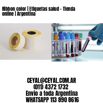 Ribbon color | Etiquetas salud – Tienda online | Argentina