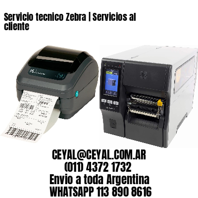 Servicio tecnico Zebra | Servicios al cliente