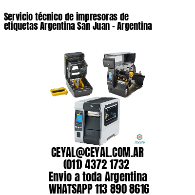 Servicio técnico de impresoras de etiquetas Argentina San Juan – Argentina