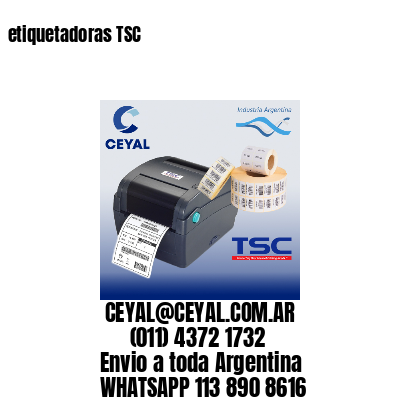 etiquetadoras TSC