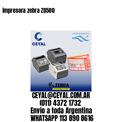 impresora zebra ZD500