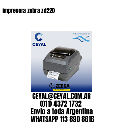 impresora zebra zd220