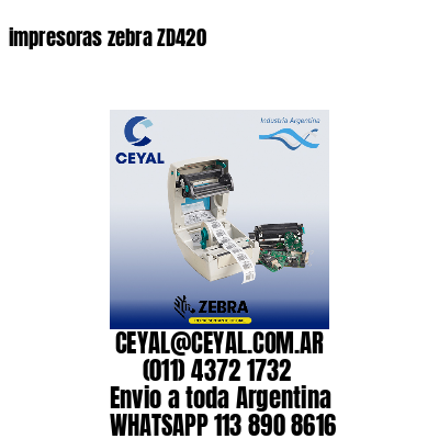 impresoras zebra ZD420