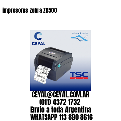 impresoras zebra ZD500