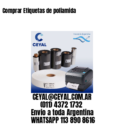 Comprar Etiquetas de poliamida