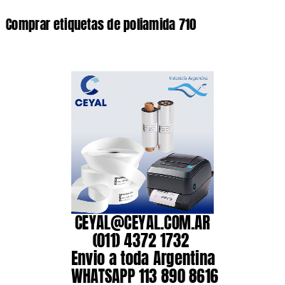 Comprar etiquetas de poliamida 710