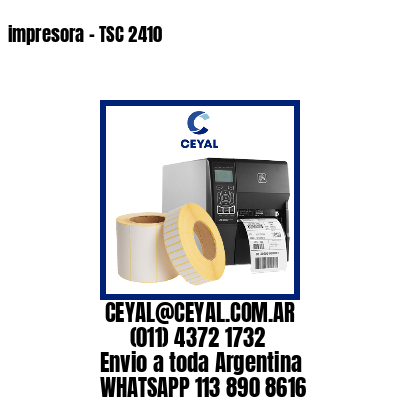 impresora – TSC 2410