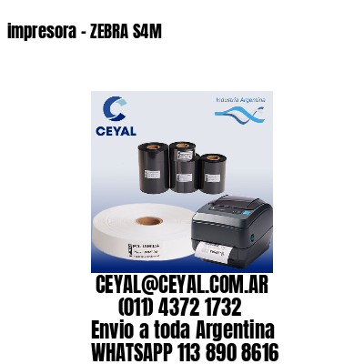 impresora – ZEBRA S4M