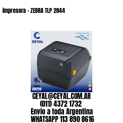 impresora - ZEBRA TLP 2844