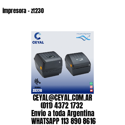 impresora – zt230