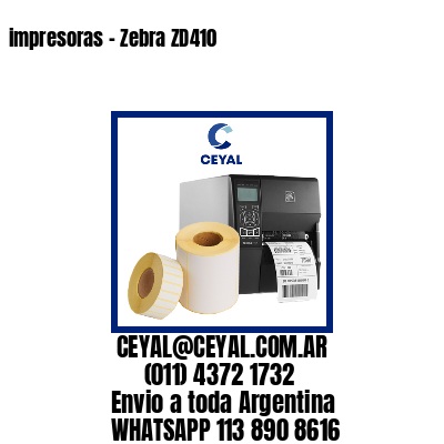 impresoras – Zebra ZD410