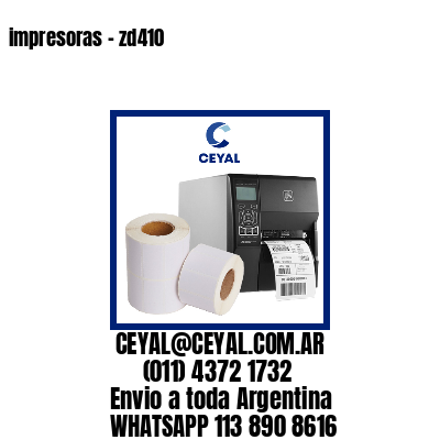 impresoras – zd410